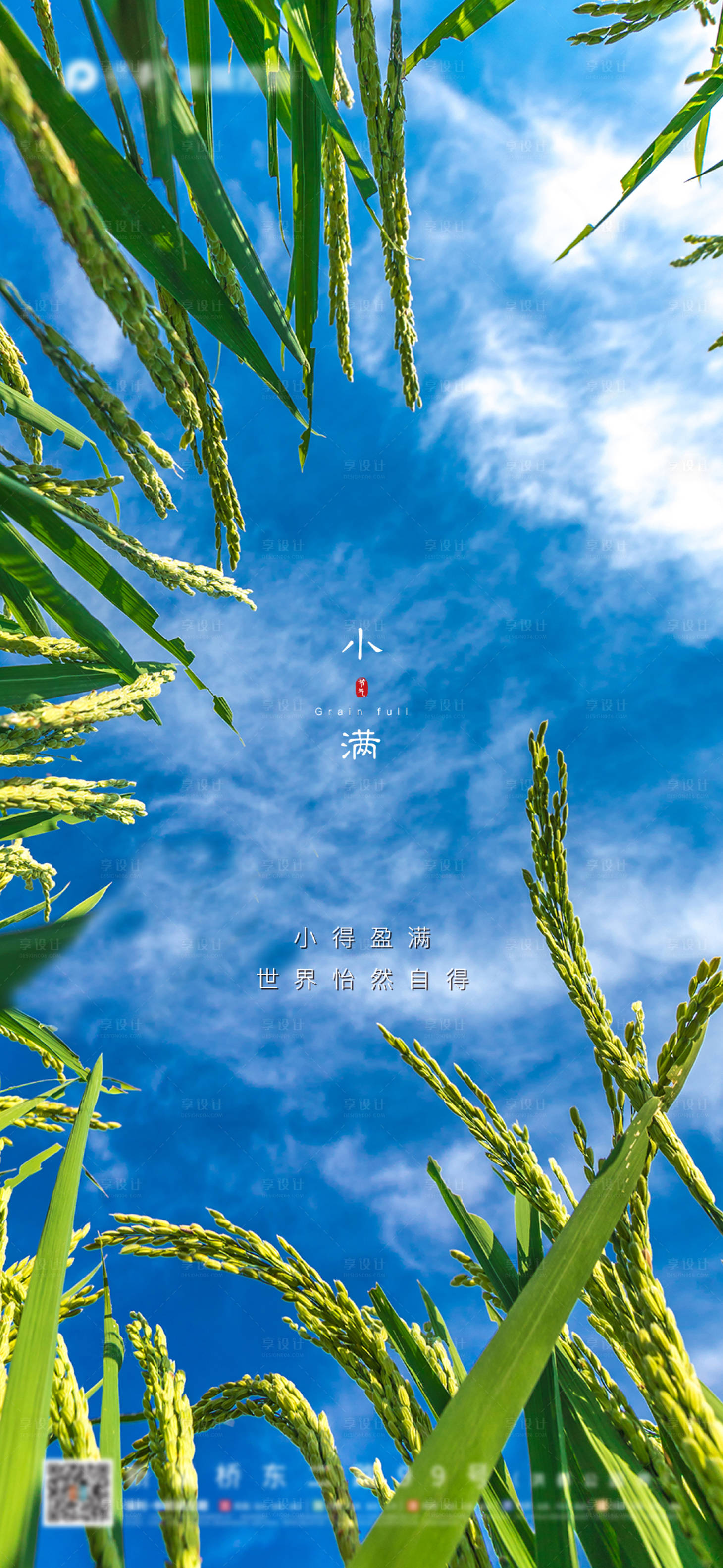 源文件下载【享设计】搜索编号：35610000882616887【小满节气移动端海报】