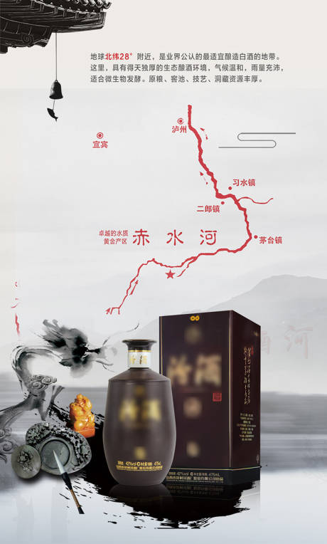 源文件下载【享设计】搜索编号：77800000922241082【白酒中式高端海报】