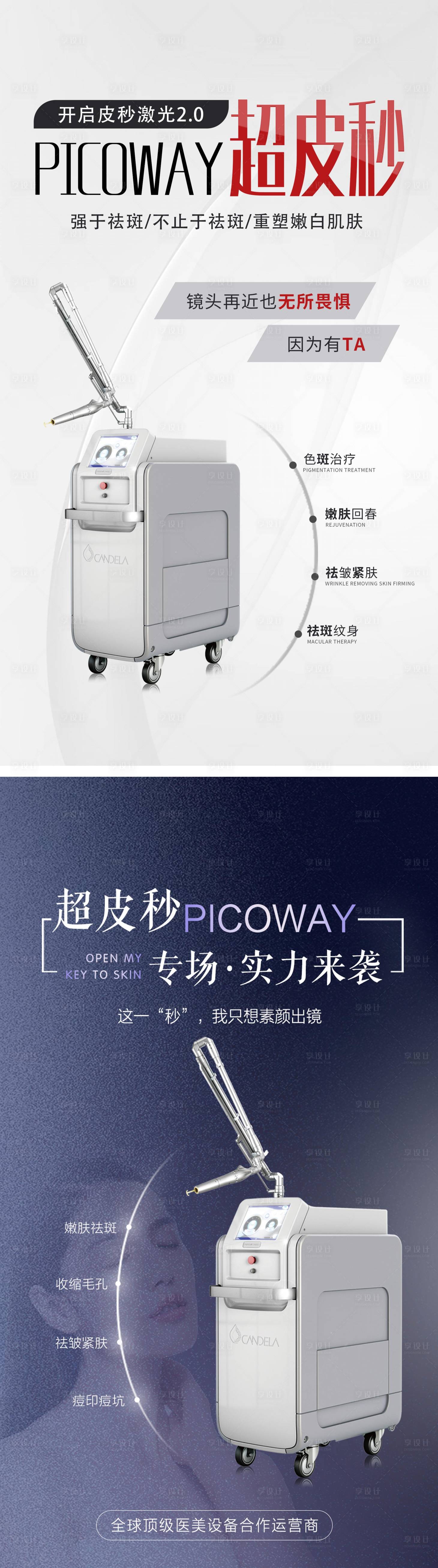 源文件下载【享设计】搜索编号：73870000987246772【医美超皮秒仪器设备海报】