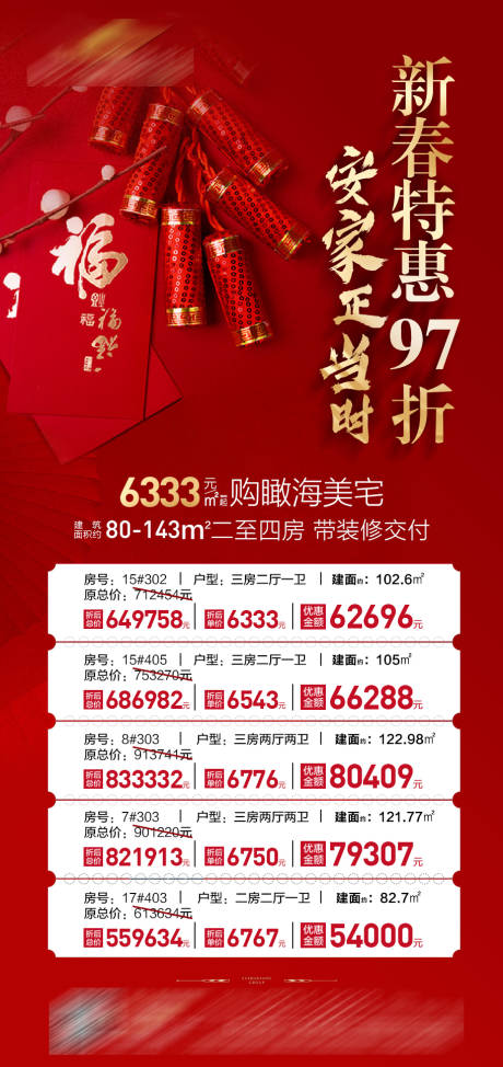 源文件下載【享設計】搜索編號：95860001001227005【地產紅金特價房】