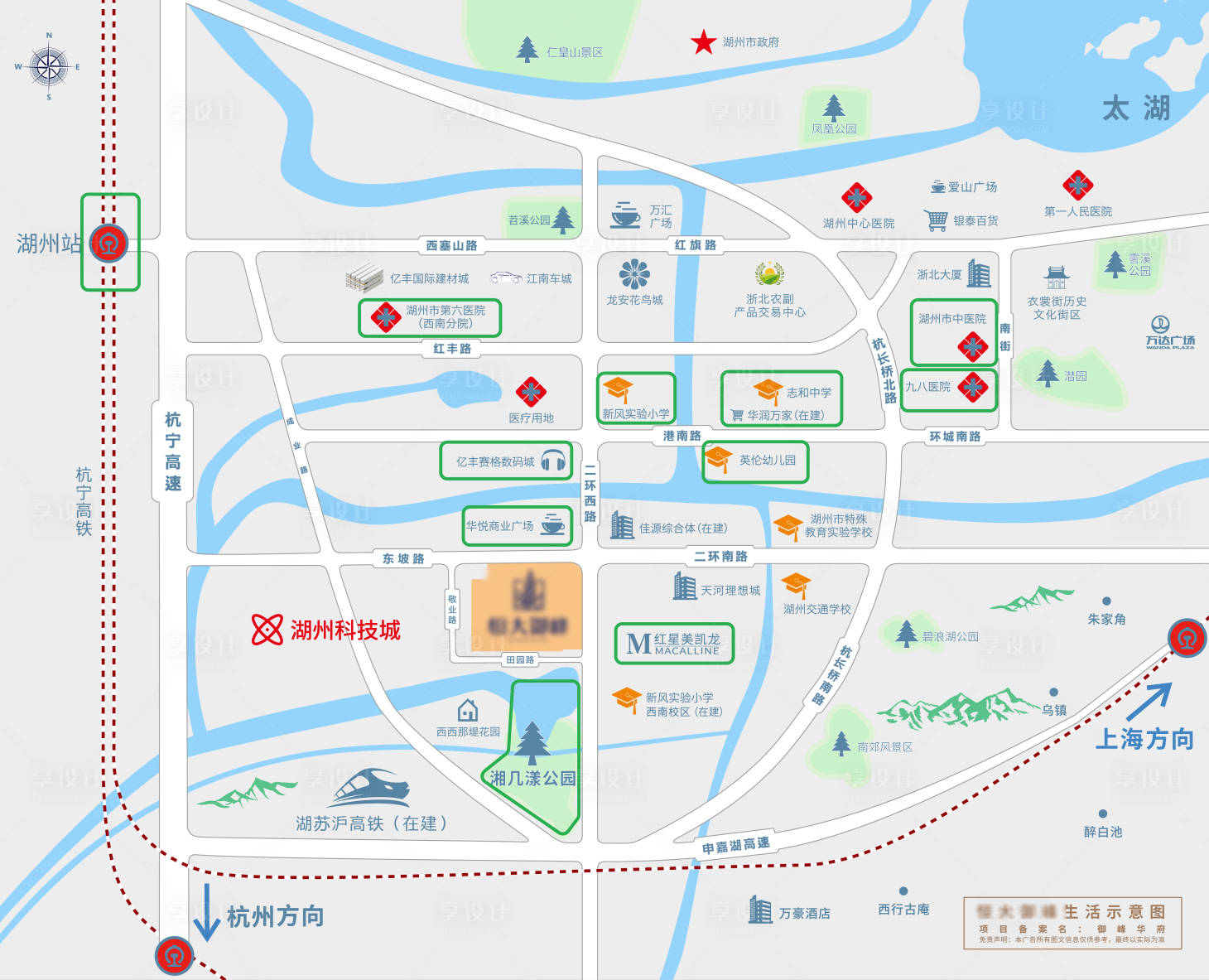 源文件下载【享设计】搜索编号：27780000755987847【地产项目区位图】
