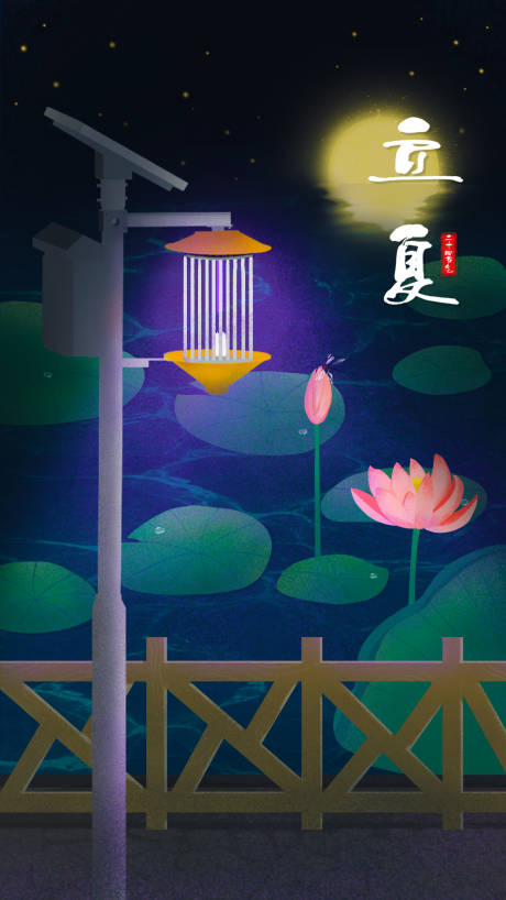 源文件下载【立夏24节气手绘海报】编号：68630000855957897