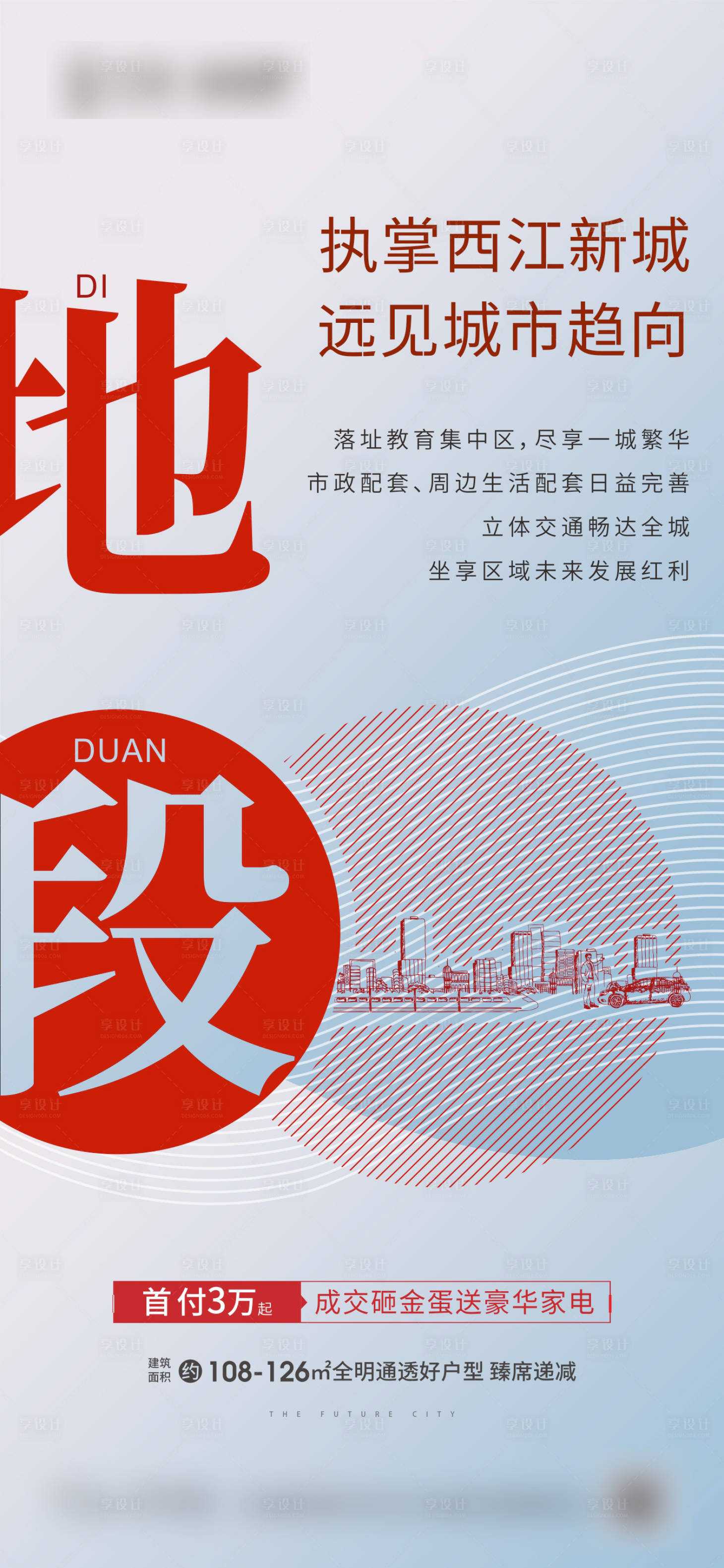 源文件下載【享設計】搜索編號：70060000888427153【地產價值點海報】