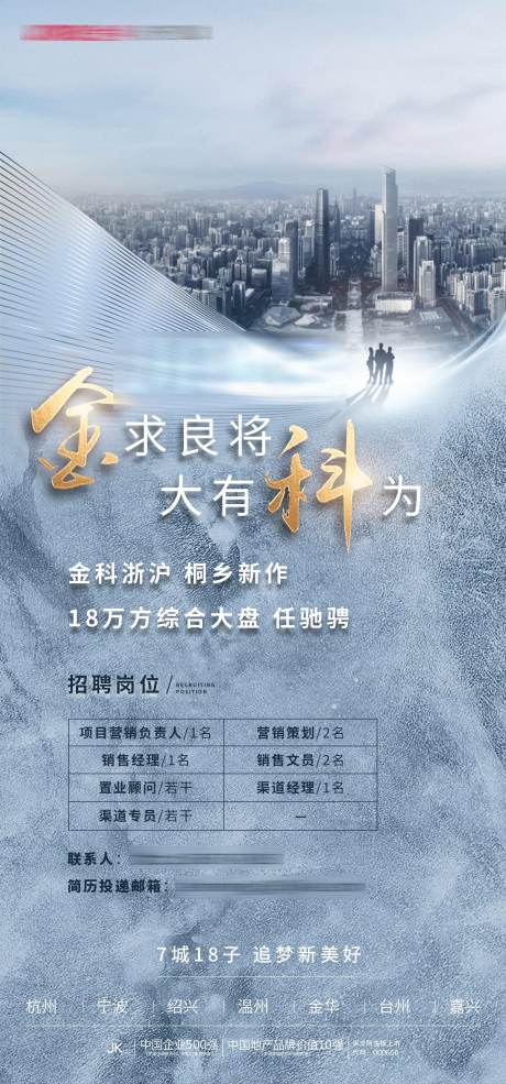 源文件下载【地产招聘海报】编号：35820000965964010