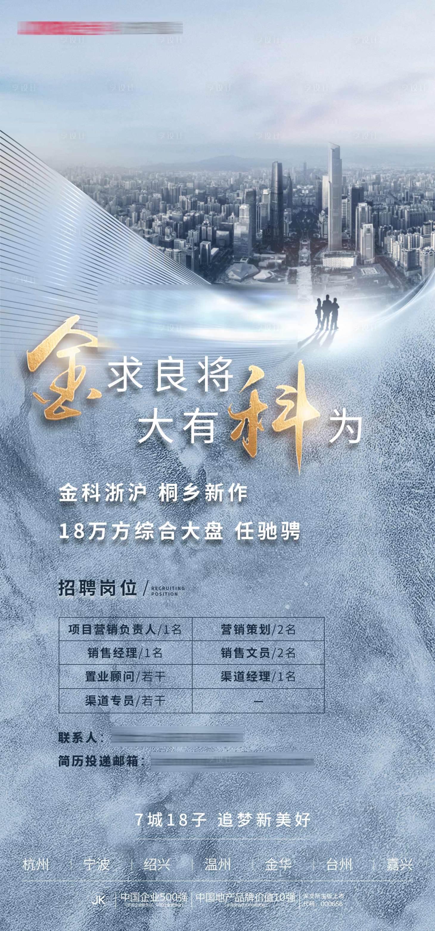 源文件下载【地产招聘海报】编号：35820000965964010