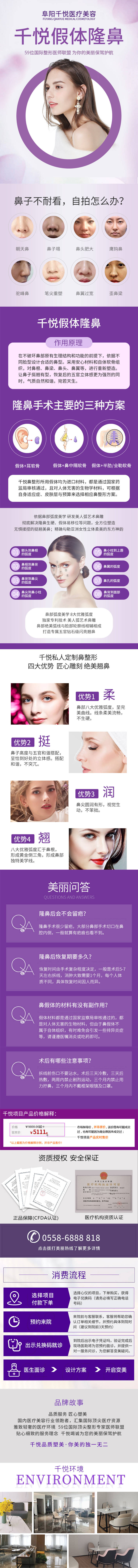 源文件下载【享设计】搜索编号：62080000868353939【假体隆鼻详情页】
