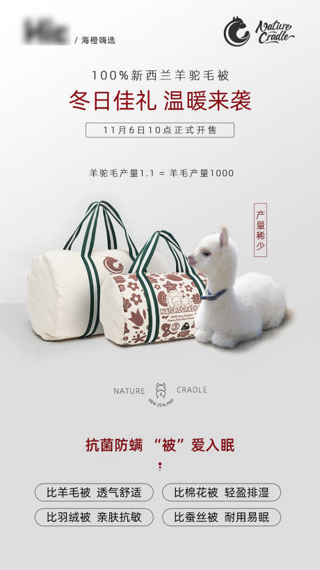 源文件下载【羊驼毛被介绍海报】编号：80160000953791934