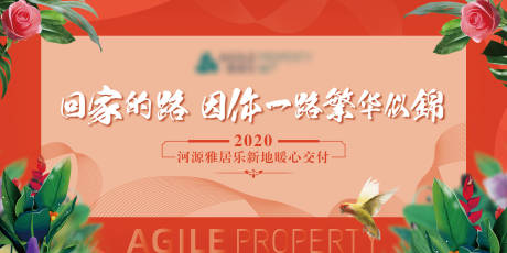 源文件下载【地产交付海报展板】编号：98010000905885333