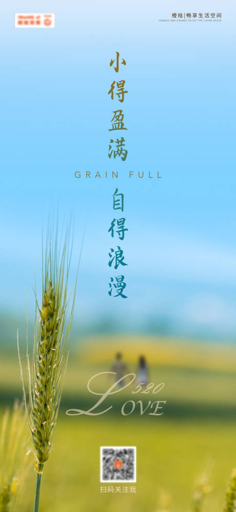 源文件下載【小滿遇上520海報】編號：50270000944218480