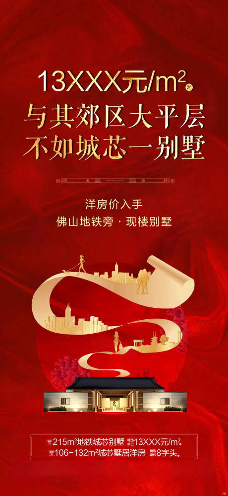 源文件下載【享設計】搜索編號：80860000949865629【地產海報】