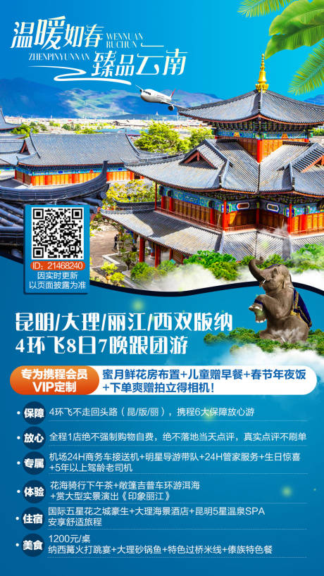 源文件下载【云南旅游海报】编号：20200507102108639