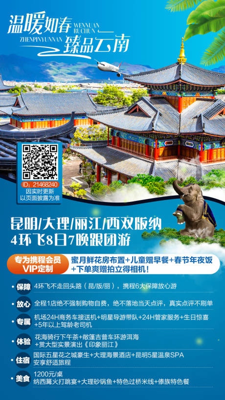 编号：20200507102108639【享设计】源文件下载-云南旅游海报