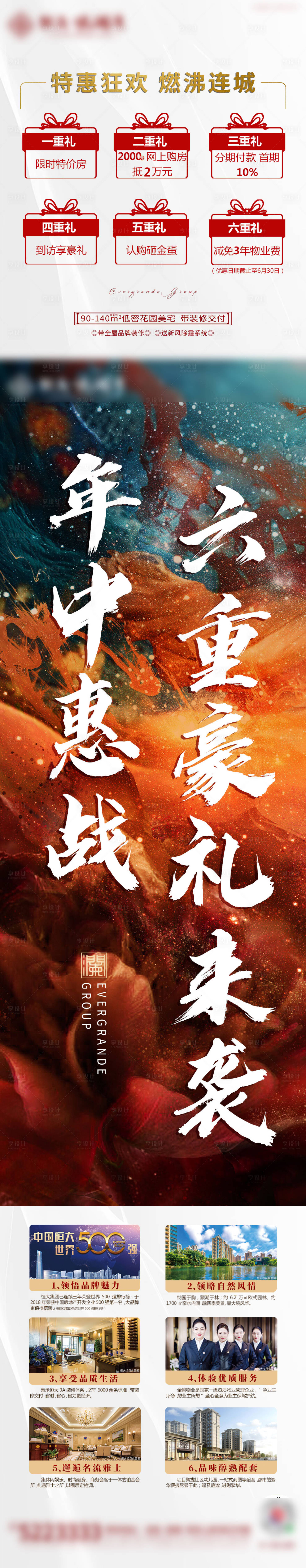 源文件下載【享設計】搜索編號：86800001129544658【地產年中沖刺長圖】