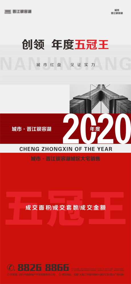 编号：20200628150636802【享设计】源文件下载-地产大宅热销红色价值点海报