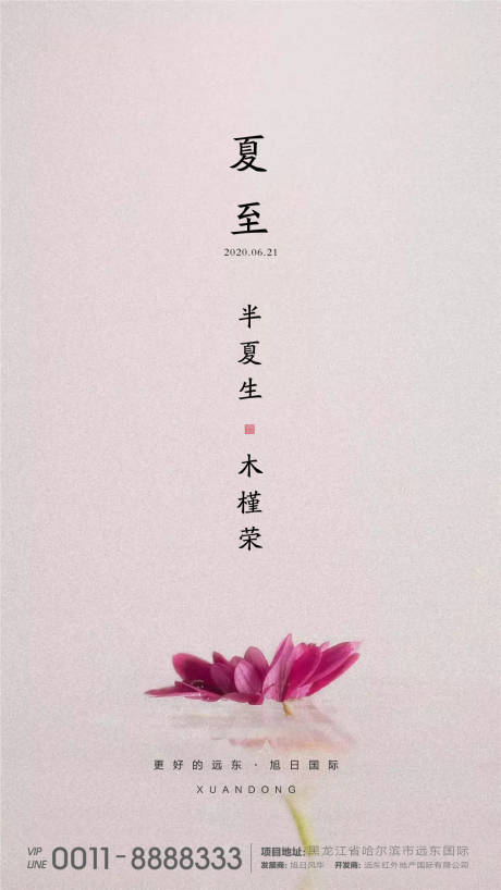 源文件下载【夏至海报】编号：76770001138164469