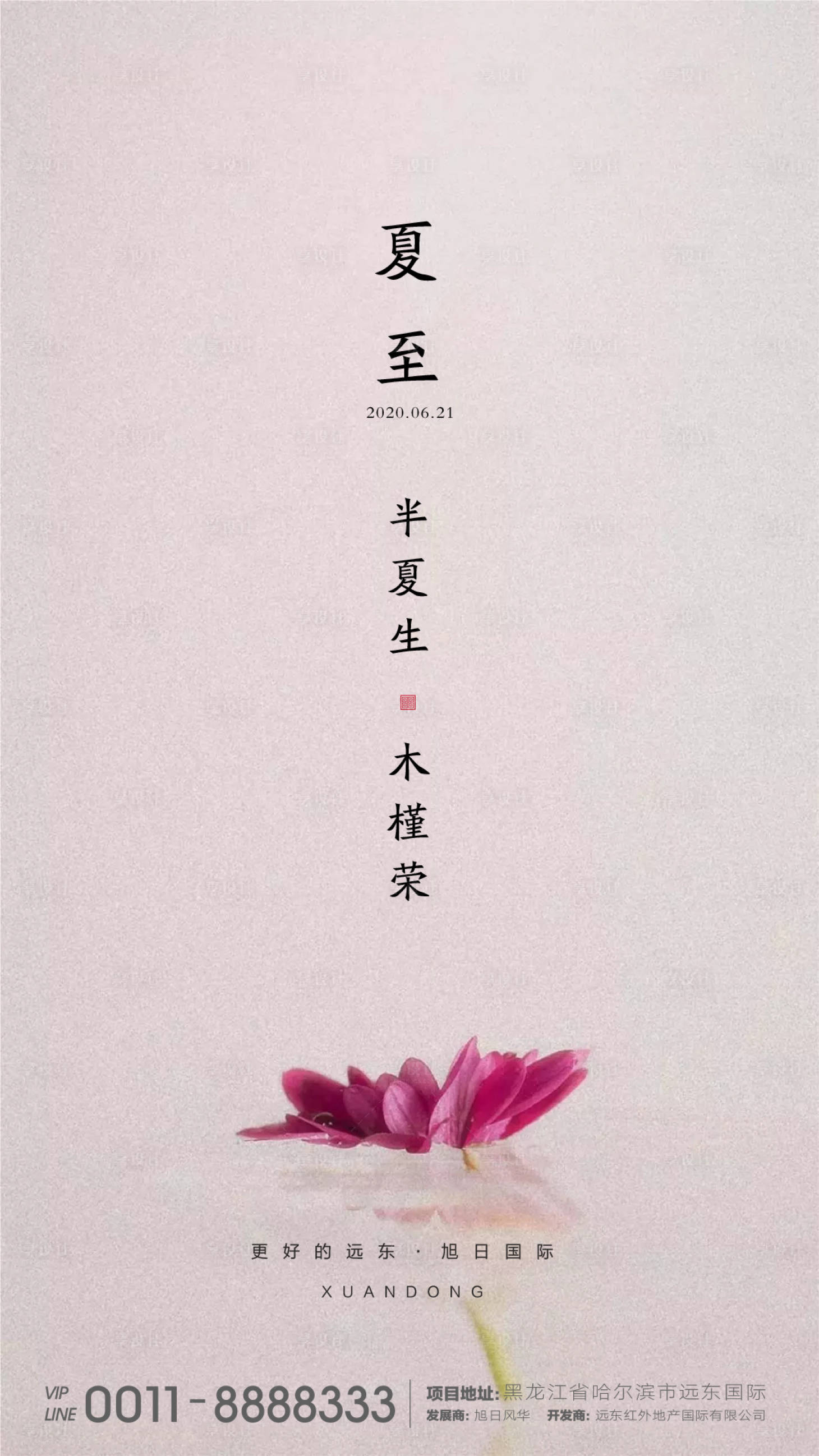 源文件下载【夏至海报】编号：76770001138164469