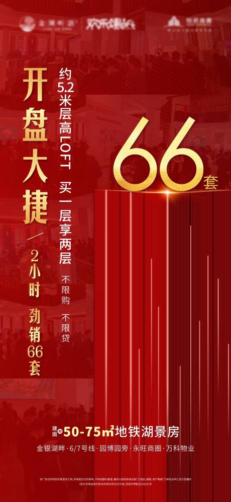 源文件下载【地产热销喜报海报】编号：99000001154543051