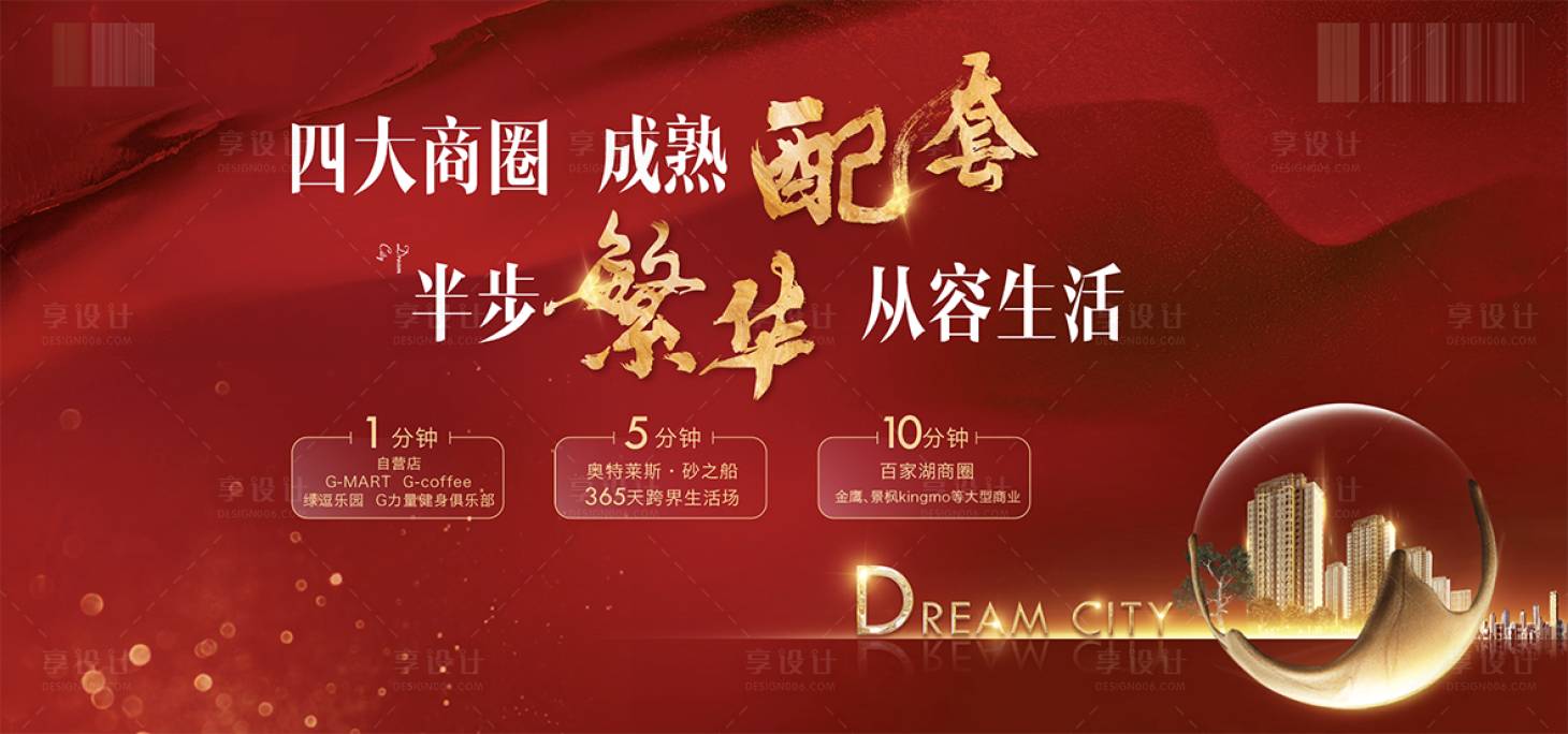 源文件下载【享设计】搜索编号：69700001202911610【开盘交付红色主KV】