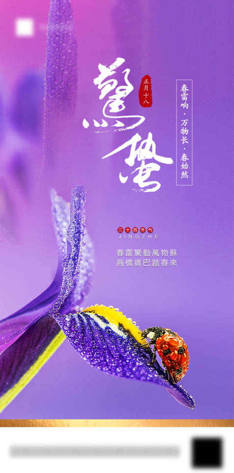 源文件下载【惊蛰节气移动端海报】编号：20200603222924669