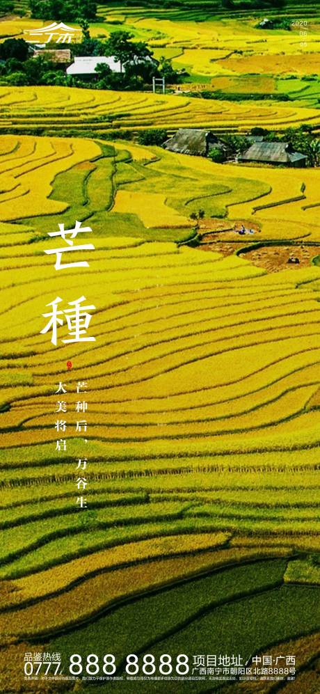 源文件下载【地产芒种节气海报】编号：54060001046702530