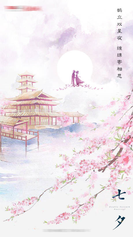 源文件下载【地产七夕节海报】编号：14820001192886679