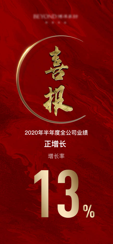 源文件下载【地产红金喜报海报】编号：24990001253401401