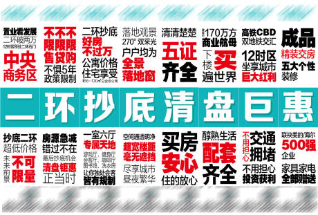 源文件下载【地产清盘九宫格移动端海报】编号：13530001198765616