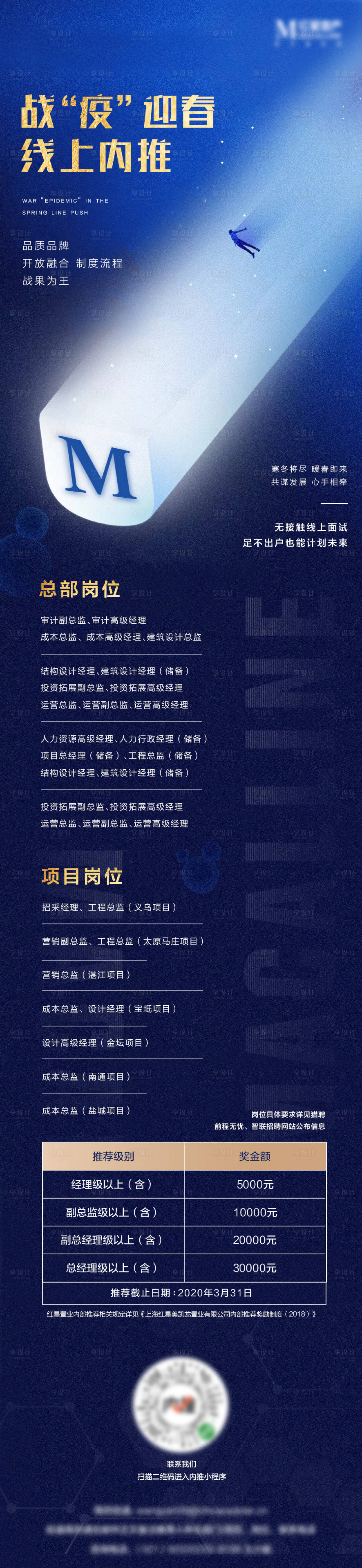 源文件下載【享設計】搜索編號：63350001060672604【房地產招聘長圖】