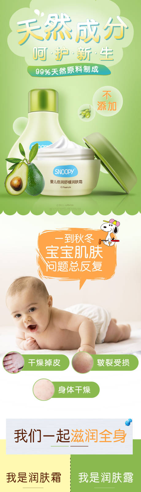 源文件下载【婴儿润肤霜电商详情】编号：48790001098136306