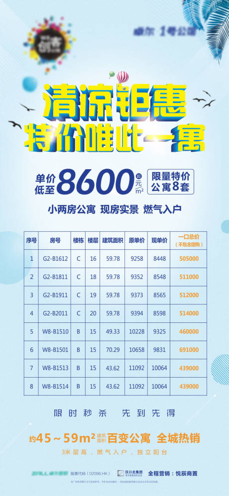源文件下载【房地产公寓特价房海报】编号：46320001064822390