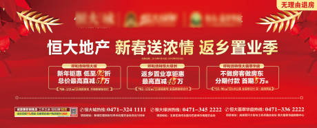 源文件下载【地产多盘联动返乡置业宣传海报展板】编号：41240001084872549