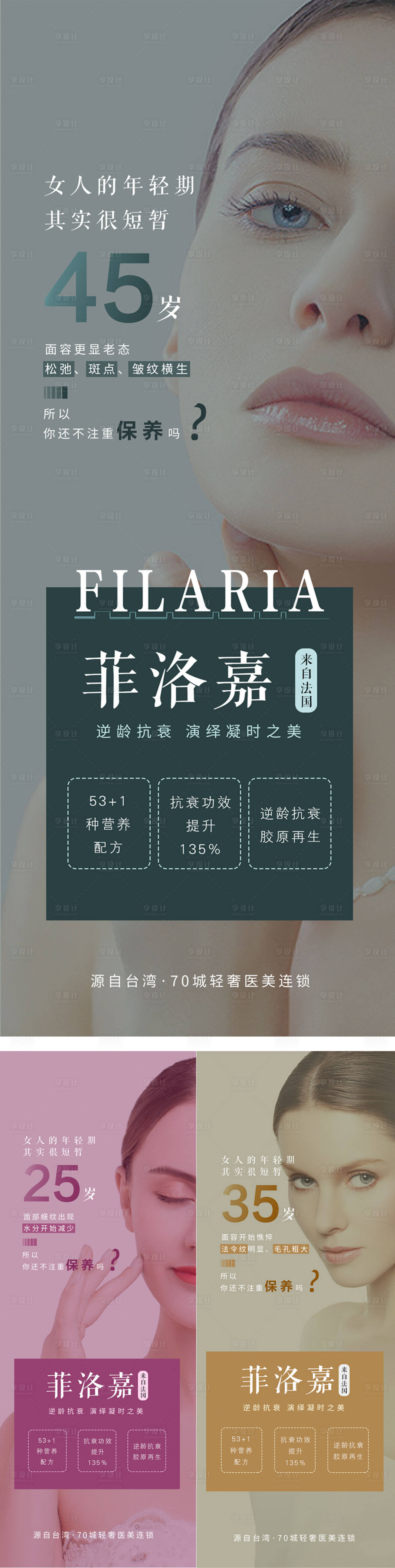 源文件下載【醫(yī)美美容人物系列海報】編號：27120001147172666