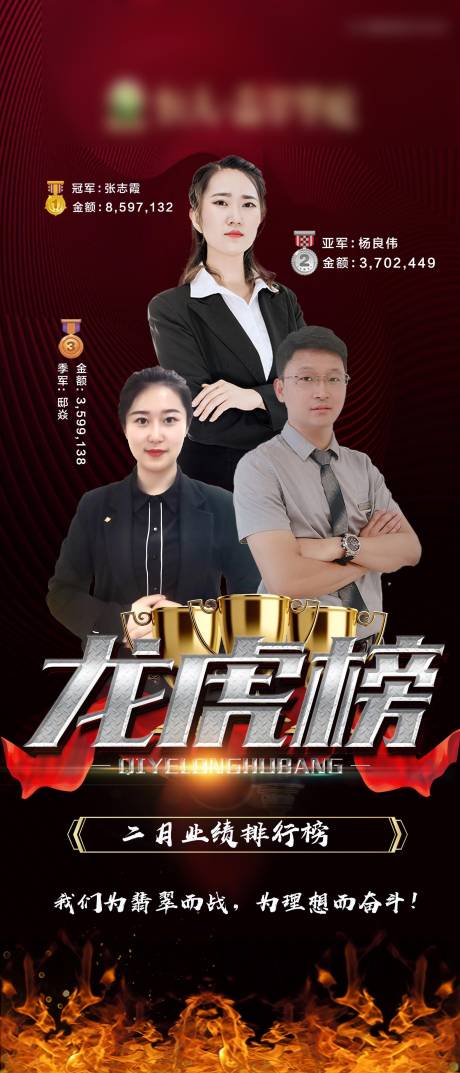 源文件下载【龙虎榜销冠宣传海报】编号：31480001087402230