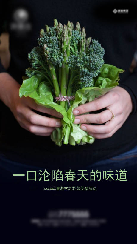 编号：20200606162101158【享设计】源文件下载-春游野菜美食活动