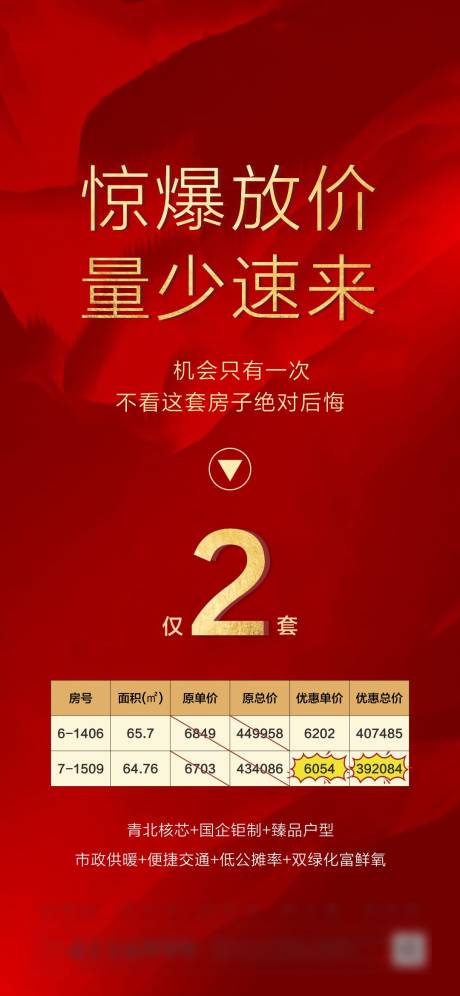 源文件下载【享设计】搜索编号：16880001106012787【地产特价房海报】