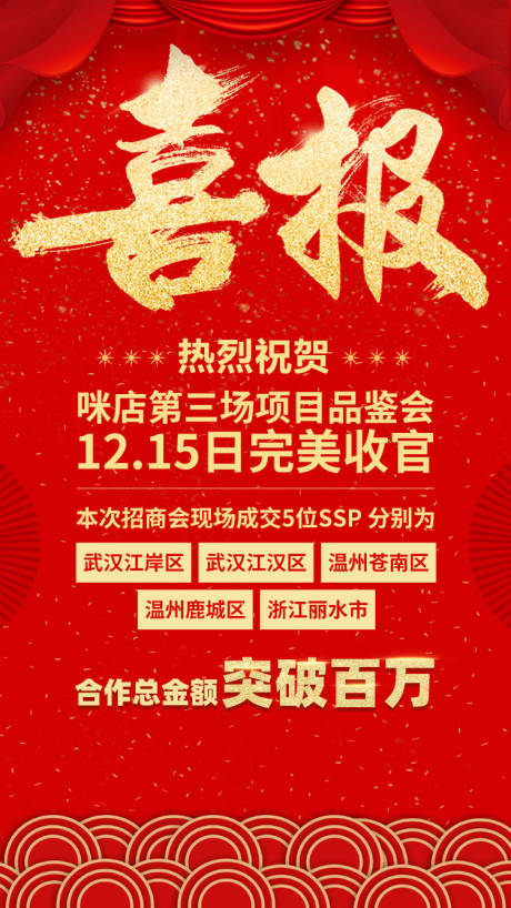 源文件下载【享设计】搜索编号：29220001080297610【喜报海报设计】