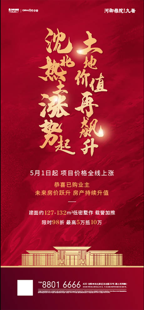 源文件下载【地产涨价热销海报】编号：52700001179819286