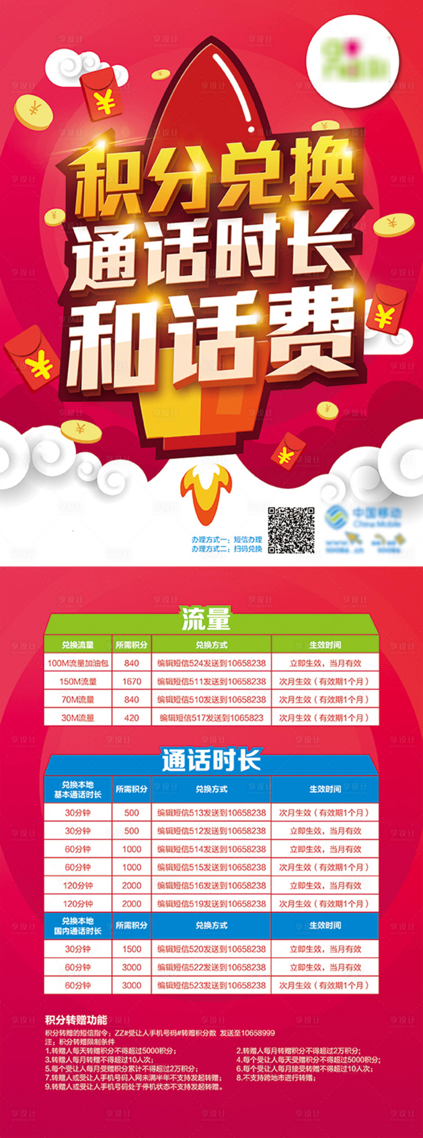 源文件下載【享設(shè)計(jì)】搜索編號(hào)：82010001274091316【通訊通信手機(jī)積分話費(fèi)促銷單頁(yè)】