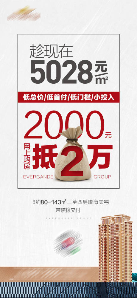源文件下载【享设计】搜索编号：73360001257386705【地产促销政策单图海报】