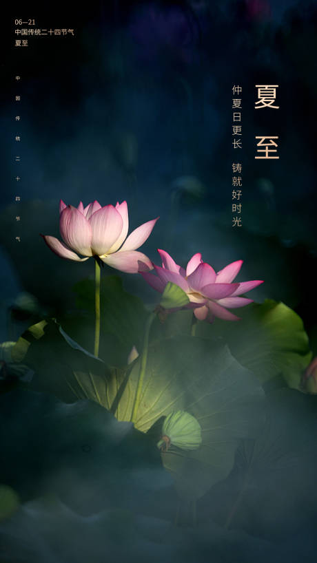 源文件下载【夏至二十四节气海报】编号：70820001097171698