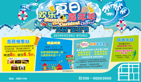 源文件下载【夏日欢乐嘉年华广告展板】编号：10020001254144104