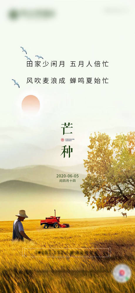 源文件下載【享設計】搜索編號：53730001036559501【芒種節氣移動端海報】