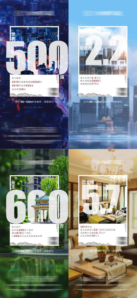 源文件下載【房地產品牌系列微信海報】編號：48490001460288263