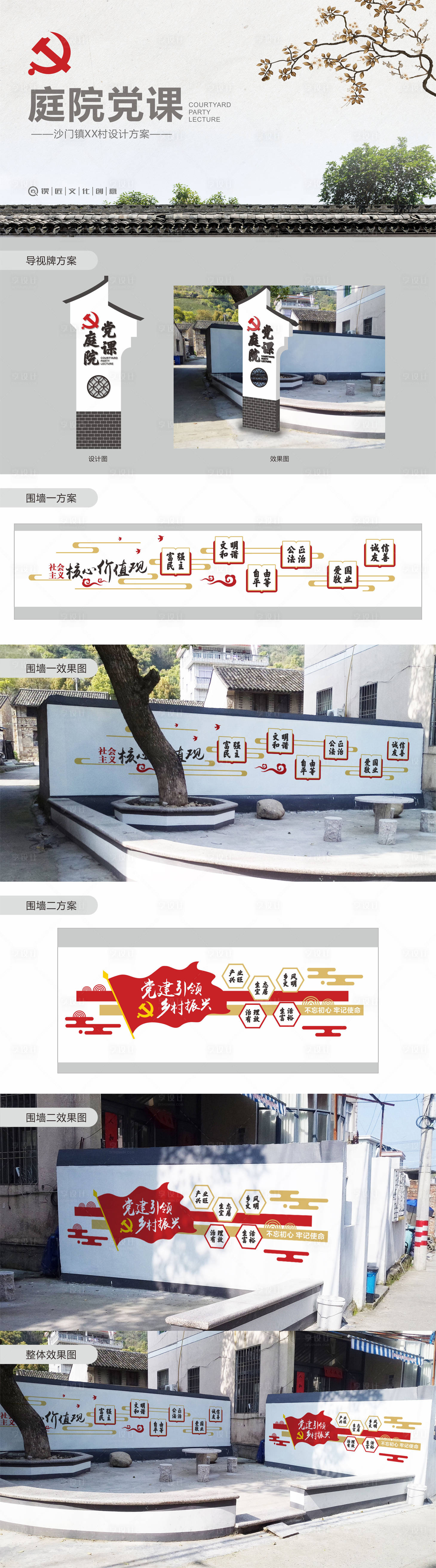 源文件下載【庭院黨建文化墻提案】編號(hào)：96000001309768150