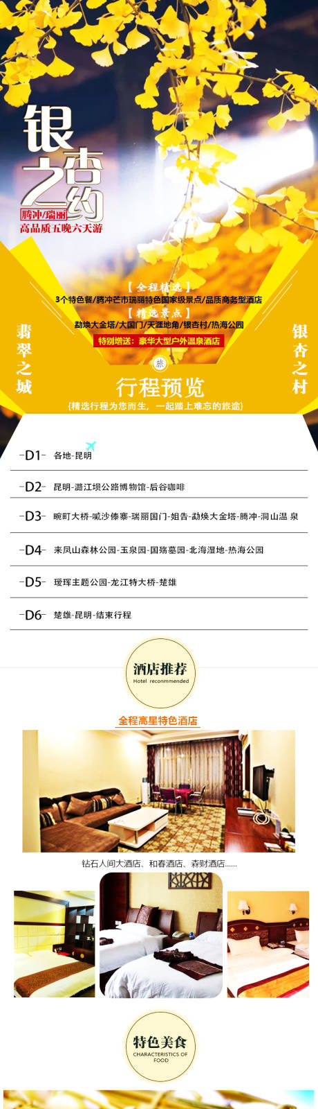 源文件下載【享設(shè)計(jì)】搜索編號(hào)：22280001384689573【銀杏之約騰沖瑞麗旅游詳情頁(yè)】