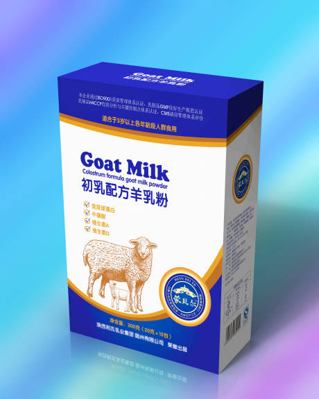 初乳配方羊奶粉包装设计-源文件【享设计】