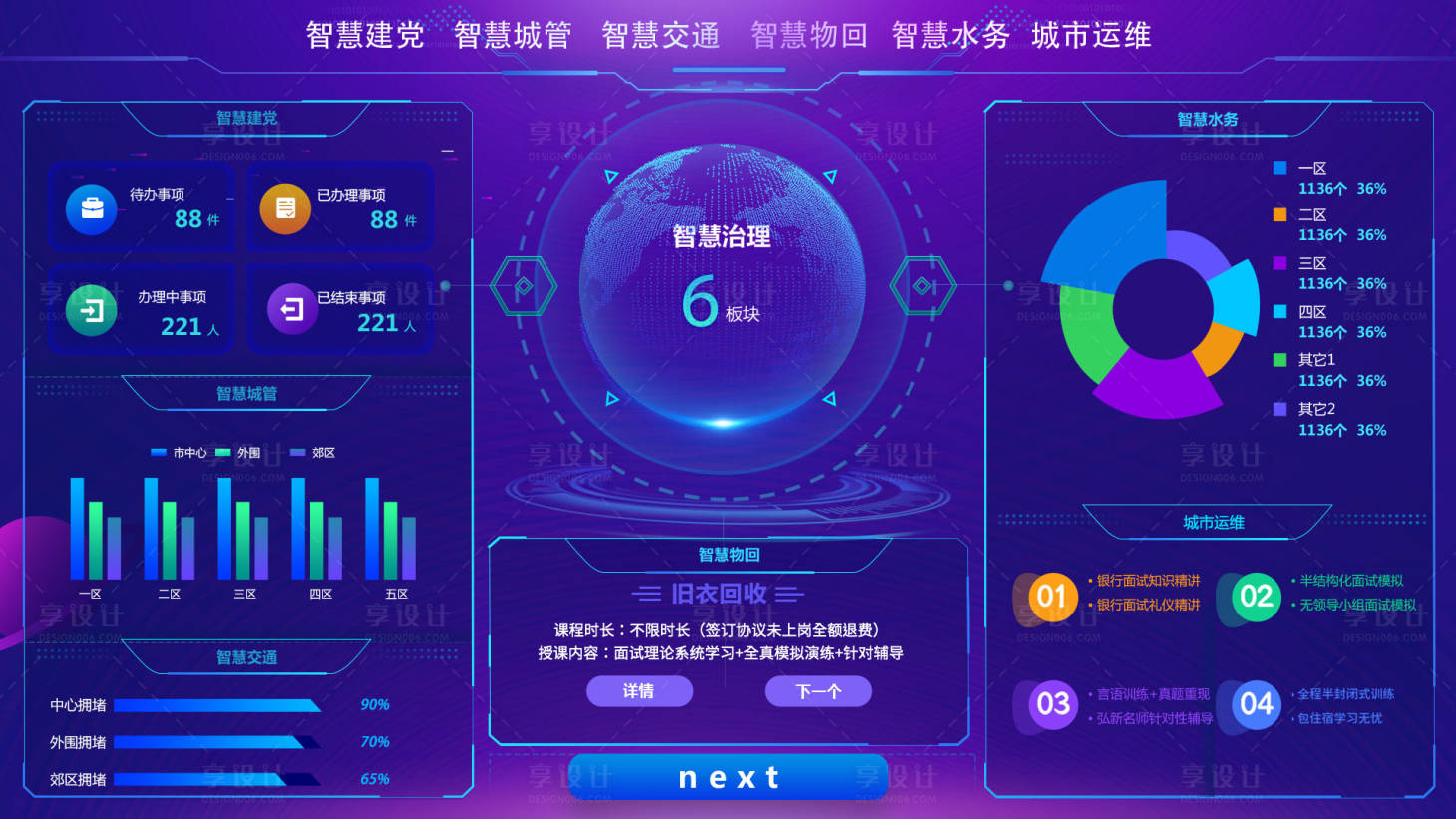 源文件下載【享設計】搜索編號：51200001450256017【科技風智能界面】