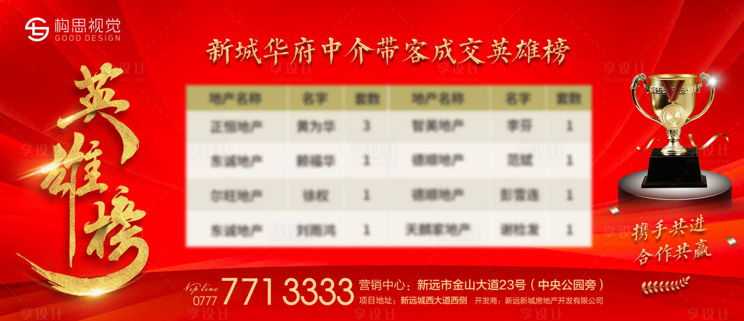 源文件下載【享設計】搜索編號：70980001520813985【地產紅色英雄榜】