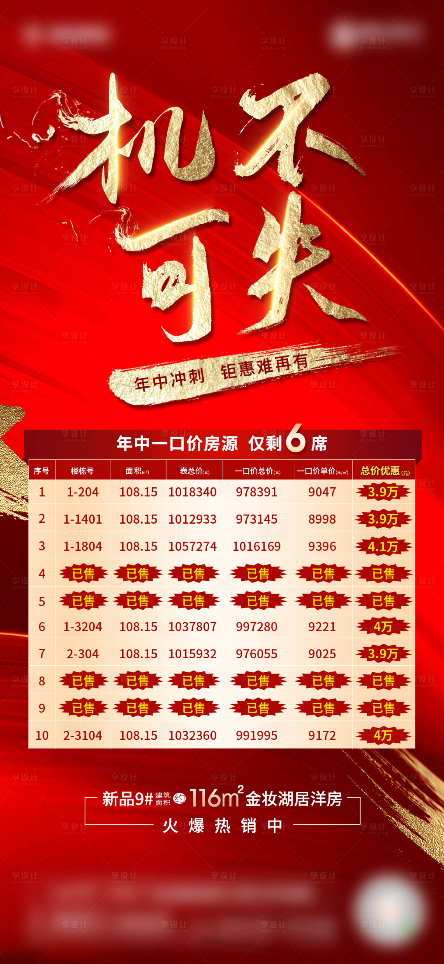 源文件下載【享設計】搜索編號：13480001333364966【地產特價房海報】