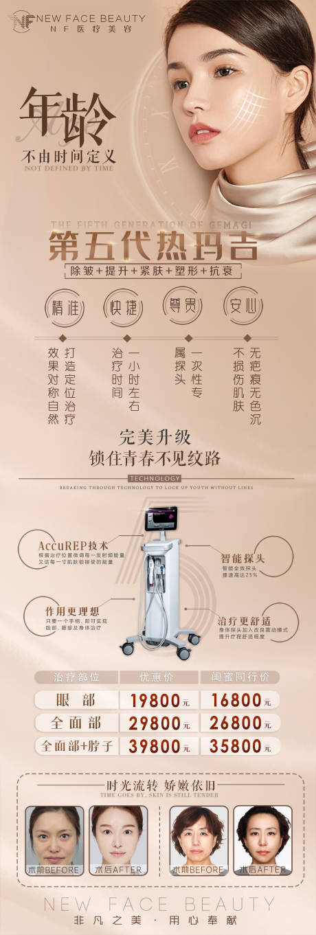 源文件下载【五代热玛吉医疗美容整形海报】编号：16520001507047929